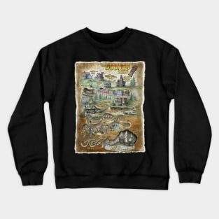 Goonies Map Crewneck Sweatshirt